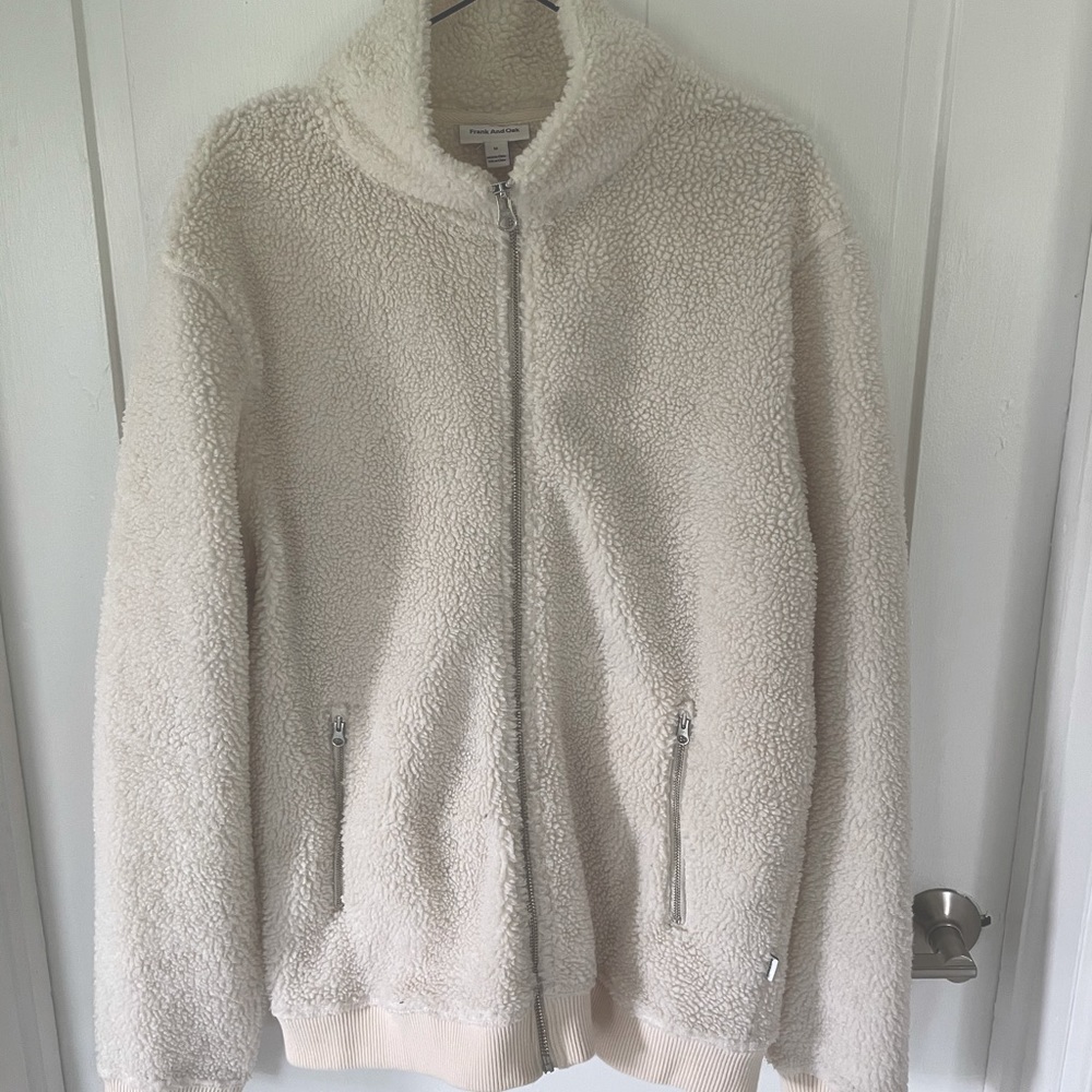 Frank & Oak Sherpa Zip Up